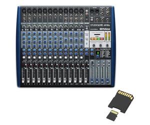 Presonus Studiolive AR16C - Mixer analogico a 18 canali USB + scheda di memoria Keepdrum