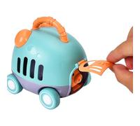 Press And Go Car - Cartoon Animale Inertia Veicolo Per I Bambini | Scorrimento Giocattolo Attrito Per Ragazze Ragazzi | Azione Di Corsa D'azione Per Lo Sviluppo Di Motricità