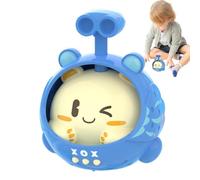Press and Go Car, Cute Cartoon Toddler Racing Cars, ABS Learning & Education Toys, Fun Push and Go Car, Kids Play Vehicles for Boys & Girls, 9.8x6.3x10.9cm, 9.5x9.2x11.8cm