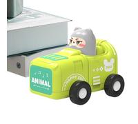 Press and Go Car - Veicoli con attrito, auto creature rotanti, giocattolo portatile, set di apprendimento compatto per abilità motorie, set di gioco sicuro per bambini | Auto retrattile per primi L