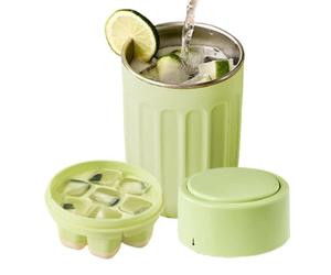 Press Ice Maker Cup Reusable Ice Mold Bottle For Coffee And Cocktails