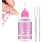 Press On - Adesivo per unghie, 30 ml, adatto per principianti e multifunzionale, liquido per rimuovere le unghie artificiali, per salone, studio, progetti fai da te, bagno, viaggi, donne e