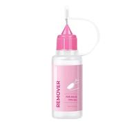 Press On Nail Glue Remover, 15ML Toenail Tip Dissolver, Long Lasting Base Gel Remover, Gentle Effective Formula for Home Manicure, Pedicure, Travel, Youth, Holiday Use