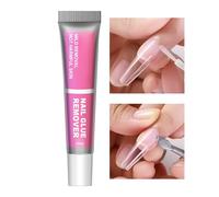 Press on Nail Remover, 10ml Glue Nail Remove, Professional Cleaning Solution, Easy Application, Expert Removal Tool, Gentle Care for Salon Home School Travel Business Use