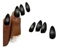 Press on nails 24 pezzi di toppe for manicure riutilizzabili e unghie finte adesive per Manicure(Color-89)