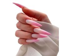 Press on nails 24 pezzi di toppe for manicure riutilizzabili e unghie finte adesive per Manicure(Color 6)