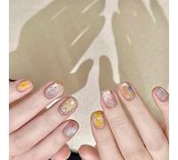 Press On Nails Bear Designs - Finto stick on Cats Eyes Acrilico Finto Gel Lucido Colle Su 30Pcs Colle Su Unghie