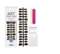 Press On Nails, Glossy Manicure Decoration, Artificial Full Cover Set with Smooth Design, Daily Routine with Gentle Care, Beauty Utility Item, Portable Aid for Wife Girlfriend Mother Friends