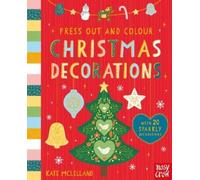 Press Out and Colour: Christmas Decorations (Libro di cartone)