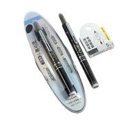 Press Penna stilografica con 5 cartucce d'inchiostro Retrattile Inchiostro Per Arte Manoscritto Journaling Calligrafia Pratica Penna stilografica Cancellabile