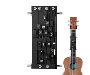 Press Per Chitarra | Strumenti Di Apprendimento Musicale,Apprendimento Portatile Per Pratica Domestica Viaggi Studio Banda Ukulele
