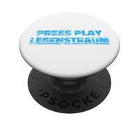 Press Play Lebentraum Veicolo da viaggio Viaggio nel mondo PopSockets PopGrip Adesivo
