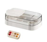 Press-Release Ice Tray - 8-Cavity Mold With Lid | Reusable, For Home