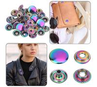 Press Studs 4 Parti Chiusure A Scatto Giacche In Pelle Borse 12/15mm