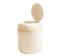 Press Top Desktop Trash Can With Lid | Tabletop Waste Bin, Light Luxury Mini Garbage Bin For Bedroom, Office, Living Room, Bathroom, Bedside Tavolo Indoor Outdoor