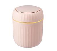 Press Top Desktop Trash Can With Lid | Tabletop Waste Bin, Light Luxury Mini Garbage Bin For Bedroom, Office, Living Room, Bathroom, Bedside Tavolo Indoor Outdoor