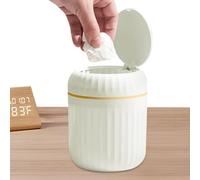 Press Top Desktop Trash Can With Membro | Tabletop Waste Bin, Light Luxury