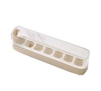 Press-Type Silicone Ice Cube Trays With Storage Box Remove, One Click Mini Ice Cube Trays, Portable Ice Cube Trays for Ice Drink, Juice, Whiskey, Cocktail (White,7)