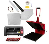 Pressa a Caldo 38x38 cm e Taglierina 36 cm - Kit Completo Sublimazione