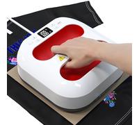 Pressa a Caldo per Magliette 22.8cmx22.8cm/9"x9" Portatile DIY Termopressa, Facile da Stirare&Riscaldamento Rapido Heat Press Machine per Vestiti, Borse T-Shirt Stampante Trasferimento Termico
