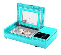 Pressa a caldo per sublimazione - Include 2 stampi per guscio e 20 custodie per cellulari, riscaldamento veloce fino a 180 °C, compatibile con tutti i telefoni cellulari