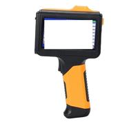 Pressa a Caldo, Stampante a getto d'inchiostro for etichette, codice QR, modello di, inchiostro permanente intelligente in più lingue, macchina codifica portatile(Printer-1 black ink)