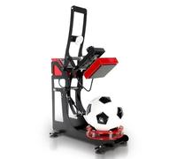 Pressa a caldo - Stampante a trasferimento termico manuale per palloni sportivi per pallacanestro, rugby, calcio e pallavolo