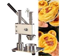 Pressa a mano portatile per crostate, macchina per formare crostate rotonde senza sforzo per crostate fatte in casa, muffin e cupcake, ideale per gli amanti della cottura e le piccole imprese
