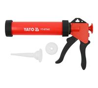 Pressa a pressione per tubi con valvola di chiusura, lunghezza 230 mm, per sigillanti, colla, silicone, dosaggio preciso, alloggiamento ABS, manico in PA durevole, per tubi da 300 ml