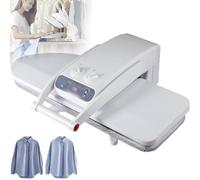 Pressa a Vapore Professionale 1800W, Pressa per Stiratura per Indumenti Da 65/80 Cm Con Pannello Touch Screen, Stiratrice a Vapore per Tessuti,Per Un Bucato Efficiente,65cm