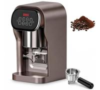 Pressa Automatica per Espresso, Tamper Elettrico da 58mm con Pressione Regolabile 10-30kg - Timer 1-3s e 1-3 Cicli di Pressatura per Baristi a Casa e Café Bronze