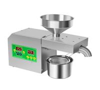 Pressa Automatica Per Olio Estrazione Elettrica Dell'olio Acciaio Inossidabile Spremitore A Freddo E A Caldo Per Olio Di Noci Con Display Digitale LCD Commerciale Domestico