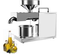 Pressa automatica per olio, pressa per olio professionale, estrattore automatico di grado commerciale per semi di lino, arachidi, canapa, sesamo, girasole