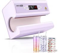 Pressa automatica per tazze, tazze, tazze, tazze da caffè, borracce e borse, controllo preciso dell'ora e della temperatura, regolazione della pressione premendo un pulsante (viola)