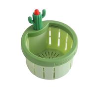 Pressa Cestello di Scarico Automatico - Filtro Raccoglitore Rifiuti 8x8 cm, Ampi Usi | Scolapiatti da cucina multifunzionale anti-intasamento con facilità, filtro per lavello per per cucina dom