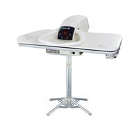 Speedypress Pressa da Stiro a Vapore Professionale Bianco 101HD con Supporto/Treppiedi, 101cm; 2.600 watt (+ Ferro, Cartuccia Filtro Dell'Acqua Anti-Scala, Copertura di Ricambio e Fondo in Schiuma)
