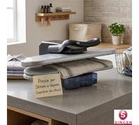 Pressa da Stiro a Vapore Singer ESP260T - Dimensioni 20,8 x 53,8 x 53,6 cm, potenza 1750 W, 5 programmi di stiro, piastra riscaldante, serbatoio 0,8 lt Argento argento