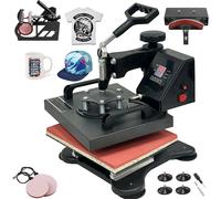 Pressa Di Calore Digitale 5in1 30x25mm Heat Press Per Tazza Cap Maglietta