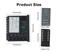 Pressa di calore livello professionale regolatore di tempo termostato digitale