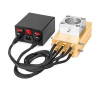 Pressa di Calore, Max 20T Colofonia di pressione 4*7 "Piastra di pressatura Piastre di pressatura in alluminio di calore con regolatore di temperatura PID Box for l'estrazione di olio di fiori di cera