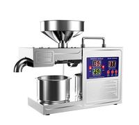 Pressa Elettrica Automatica Per Olio Estrazione A Freddo/caldo Dell'olio Di Noci Controllo Della Temperatura Spremitore Di Olio In Acciaio Inossidabile Per Arachidi, Semi Di Perilla, Colza E Sesamo