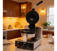 Pressa Elettrica for Hamburger UFO, Panini Press Brioche Burger Scaldabagno Commerciale, con Controllo del Tempo e della Temperatura, Riscaldamento Bilaterale, per Vari Usi Commerciali