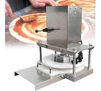 Pressa elettrica for pasta for pizza, pressa for pasticceria manuale for uso domestico, pressa for crosta di pizza commerciale con piastra in acciaio inossidabile for fare la pizza