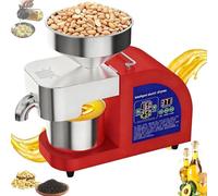 Pressa elettrica per olio con display LCD, pressa a caldo e a freddo per la produzione di olio da cucina di noci di soia e sesamo