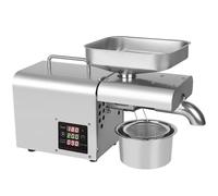 Pressa Elettrica Per Olio Estrazione Automatica Di Olio Salutare Dalle Noci Controllo Digitale Acciaio Inossidabile Espulsore Di Olio A Freddo/caldo Per Mais, Cocco, Arachidi, Semi Di Girasole 610 W