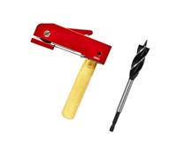 Pressa ergonomica compatta per la lavorazione del legno con base antiscivolo, ideale per piccole officine, progetti fai da te e uso professionale, stampa antiscivolo da tavolo