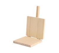 Pressa for gnocchi in legno Pressa manuale for avvolgimento di gnocchi, pressa for tortilla in legno, strumento for la lavorazione del legno(Beige)