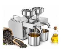 Pressa for Olio Elettrica,Spremitore Doppia Testa,Completamente Automatica