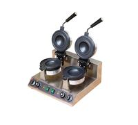 Pressa For Panini A Doppia Testa UFO Hamburger Maker Gelato Semlor Paczki Krapfen Snack Baker Macchina For Waffle For Commerciale Ruota Distribuzione Uniforme Del Calore
