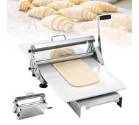 Pressa For Pasta Manuale,Rullo For Pasta Pieghevole In Acciaio Inossidabile | Spessore Regolabile Da 0 A 25 Mm For Pizza, Croissant E Pane; Spessore Uniforme, For La Pasticceria Domestica(Model300)